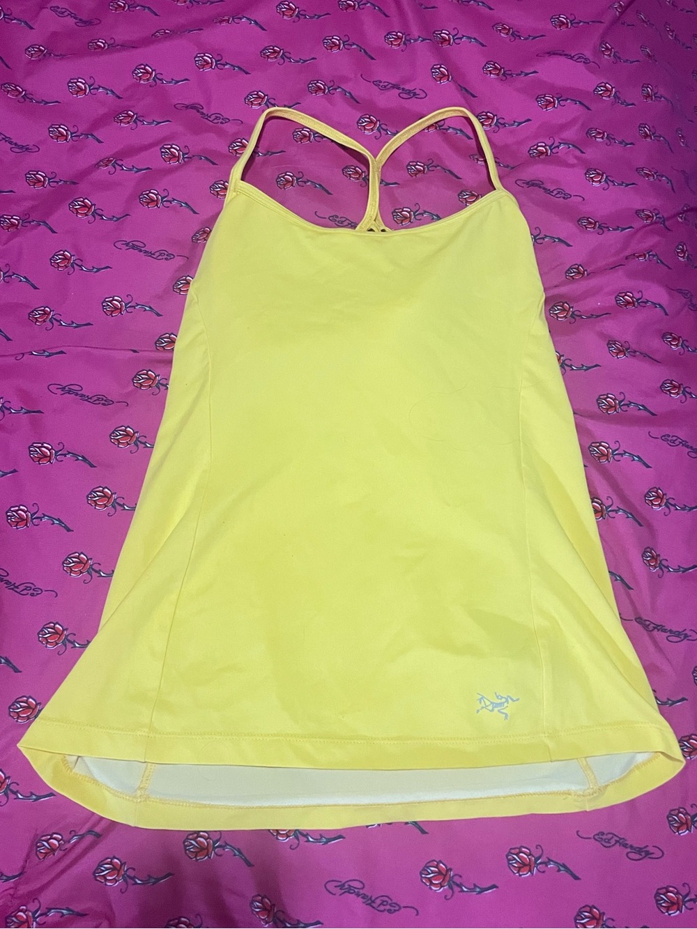 Arc'teryx Yellow Racerback Sports Bra Top
